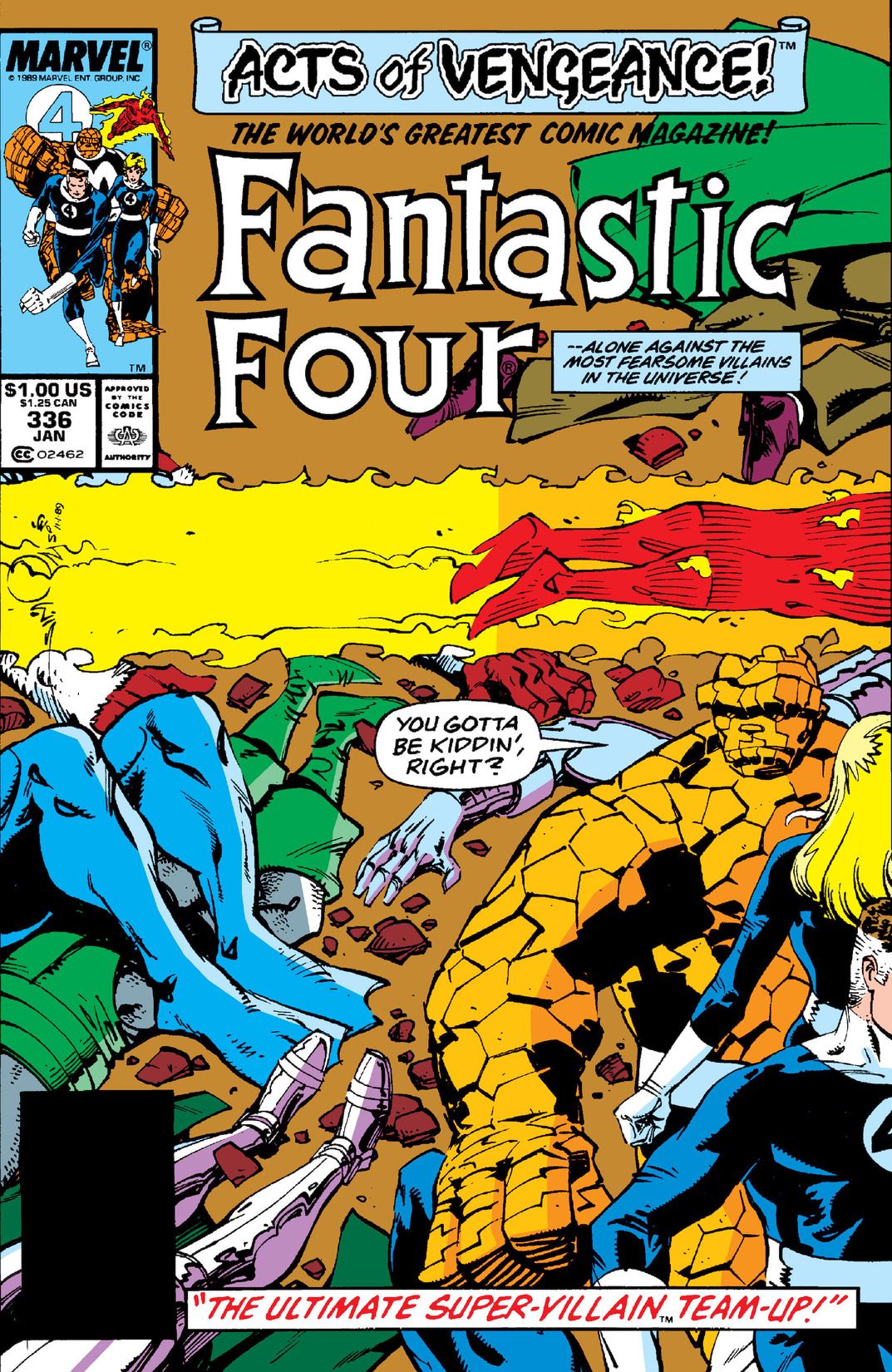 Fantastic Four #336 cover