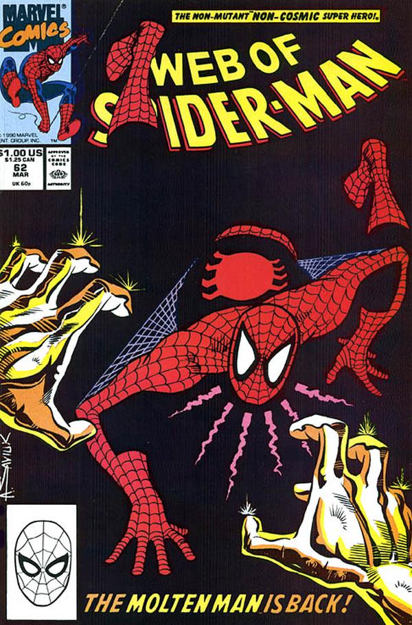 Web of Spider-Man #62 cover