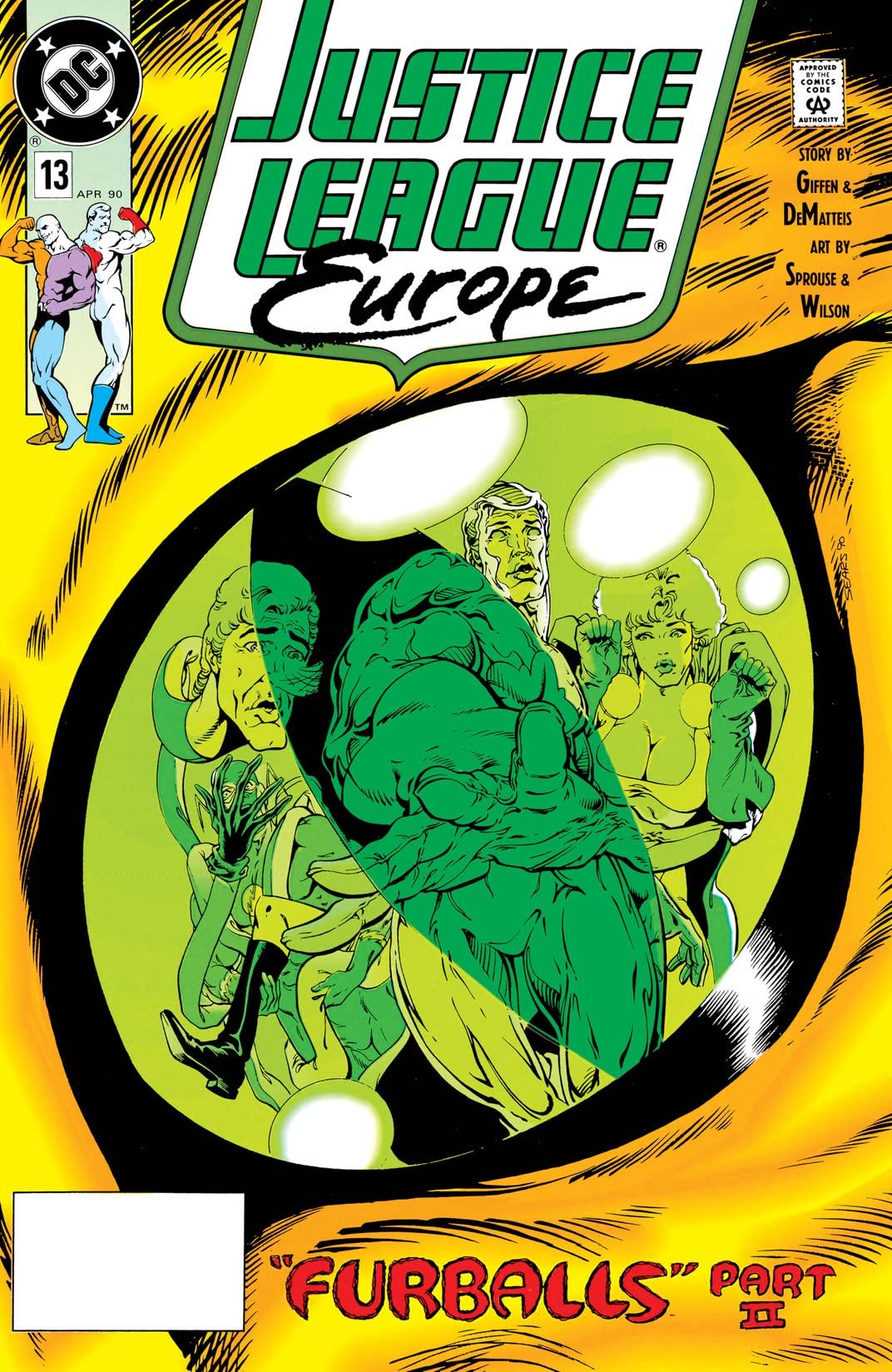 Justice League Europe #13 cover
