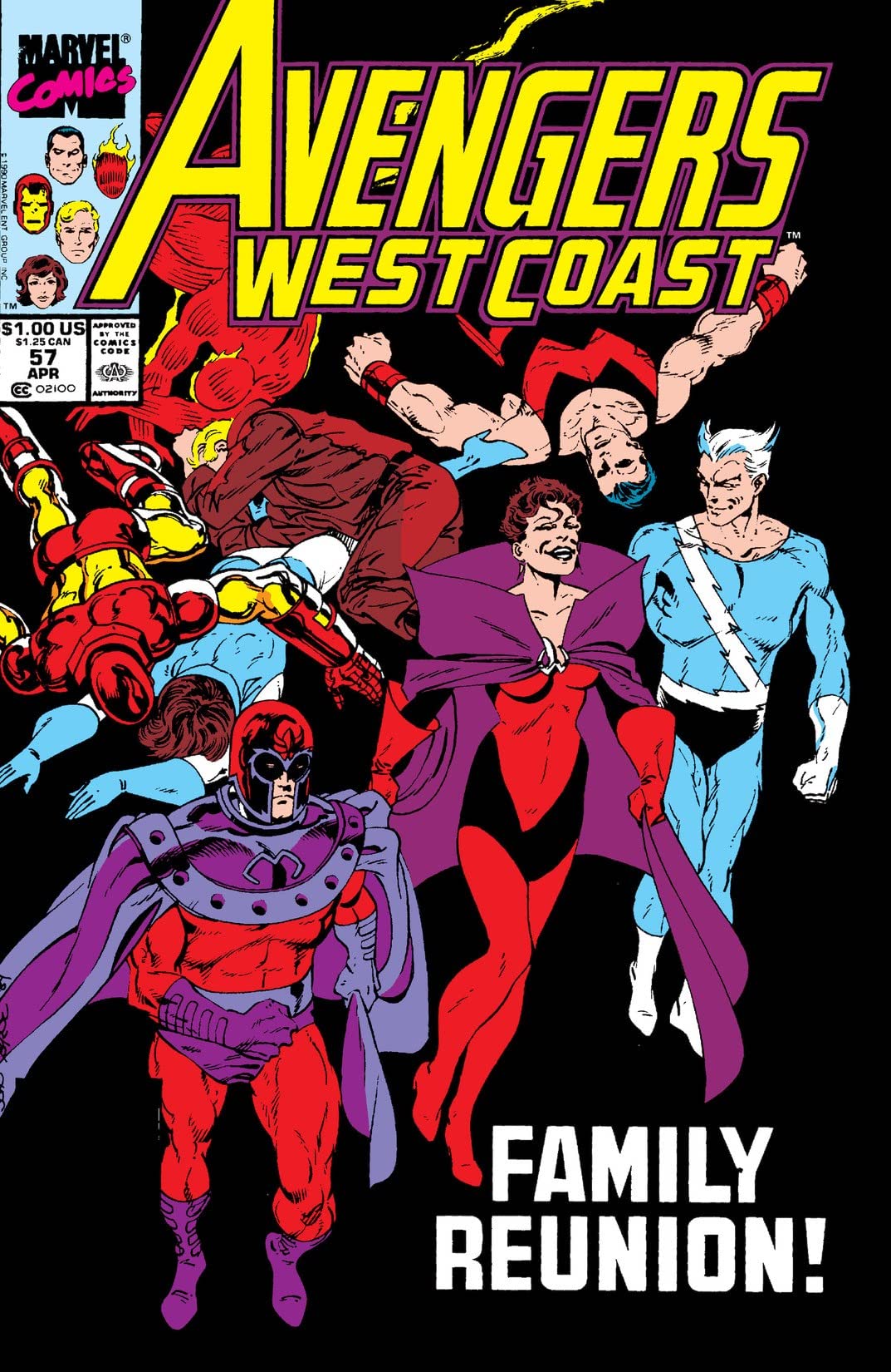 Avengers West Coast #57 cover