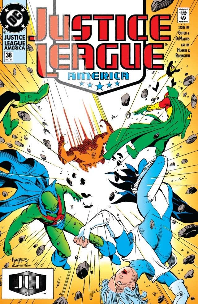 Justice League America #38 cover