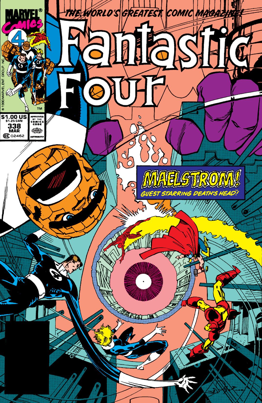 Fantastic Four #338 cover