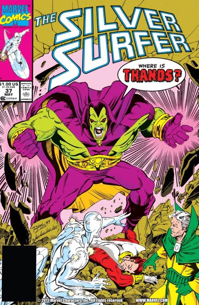 Silver Surfer #37 cover