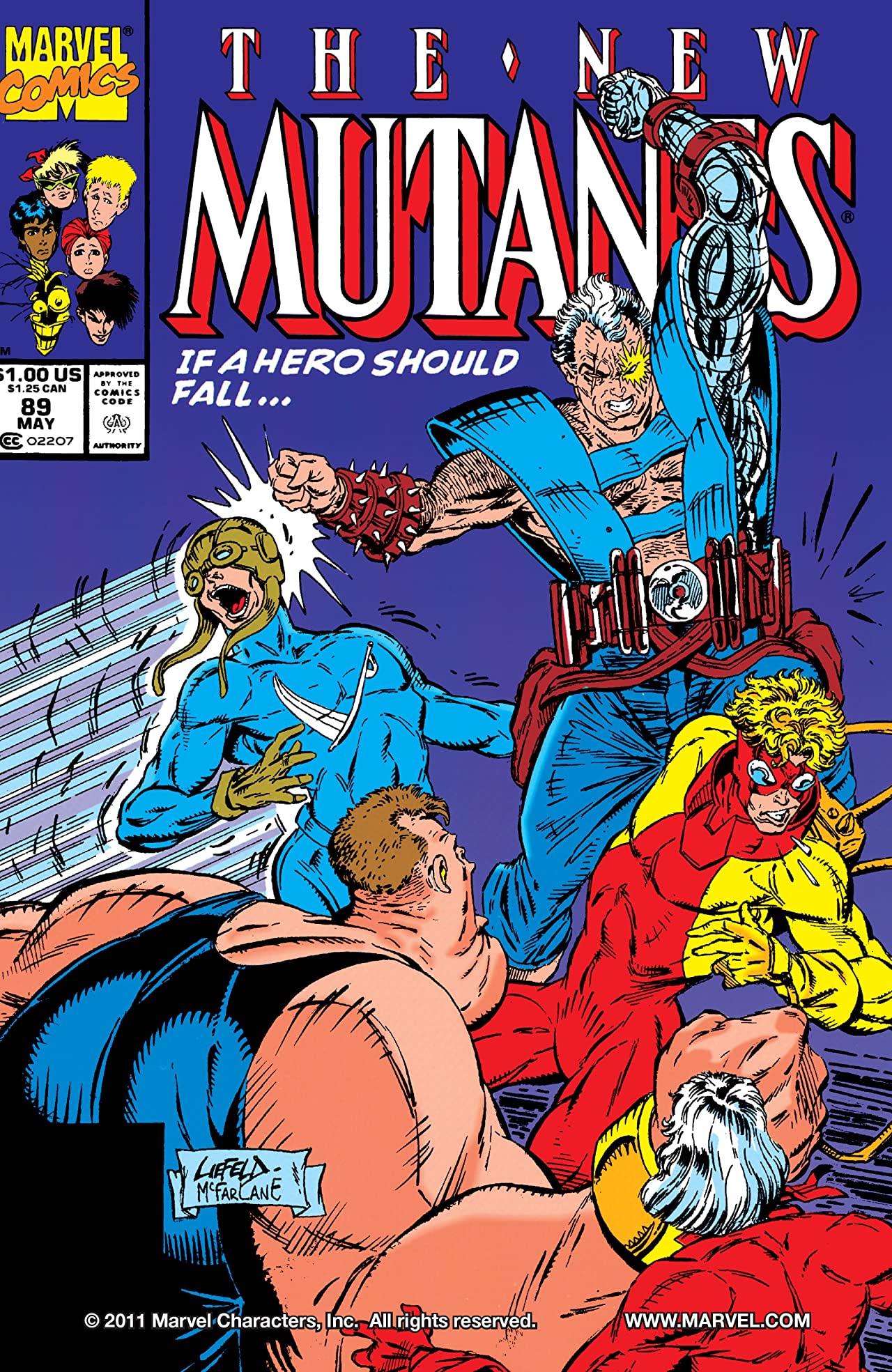 The New Mutants #89 cover