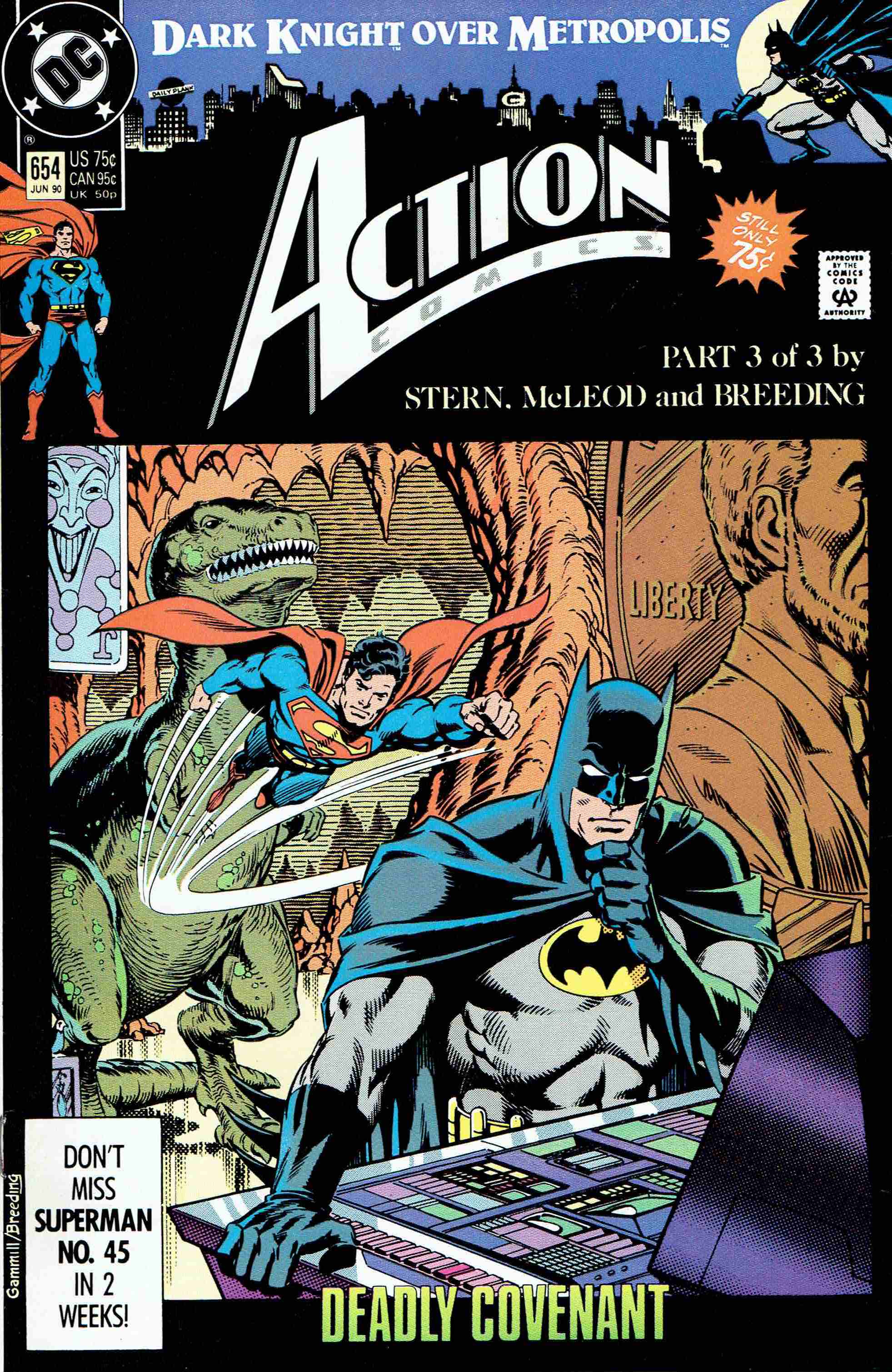 Action Comics #654 cover