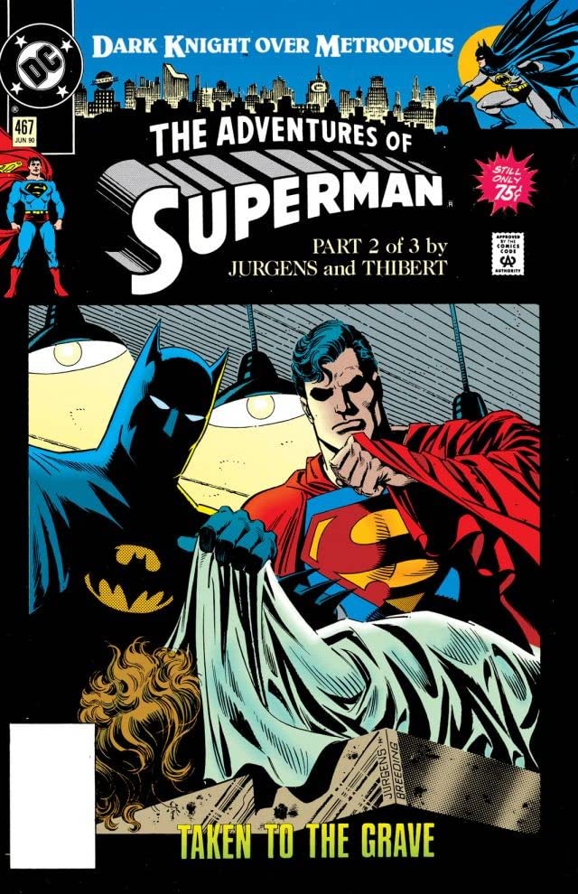 Adventures of Superman #467 cover