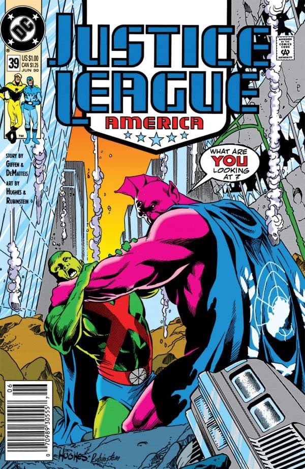 Justice League America #39 cover