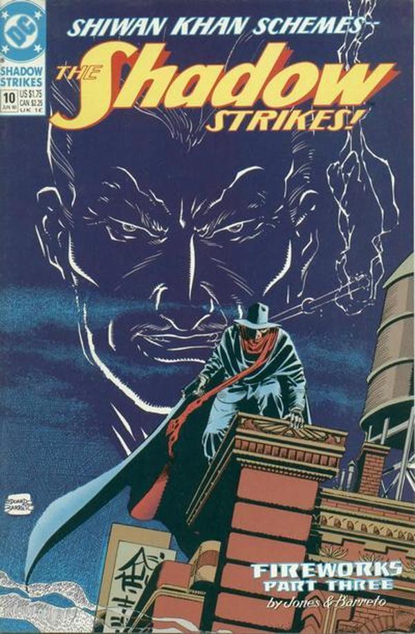 The Shadow Strikes #10 cover