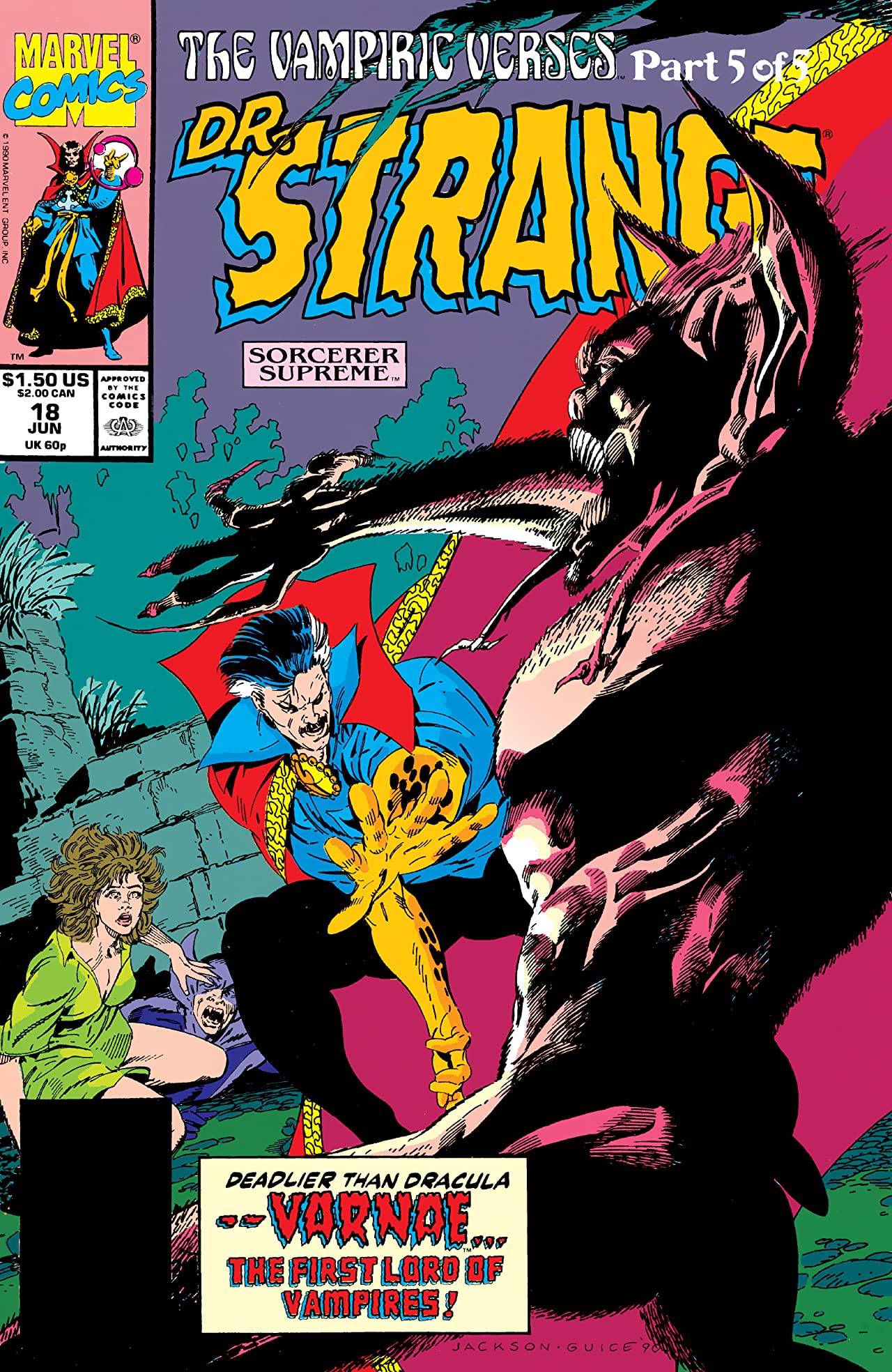 Doctor Strange, Sorcerer Supreme #18 cover