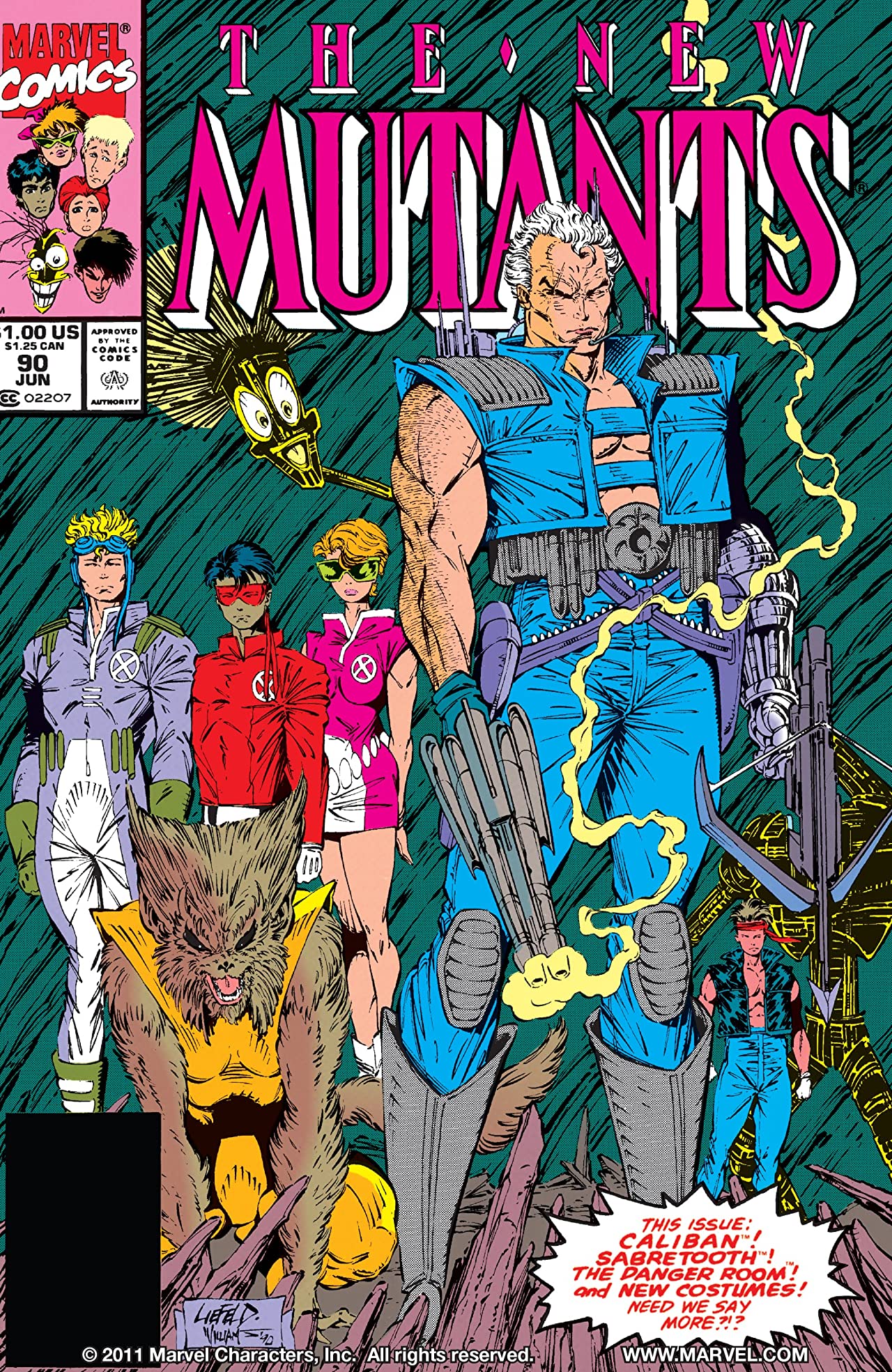 The New Mutants #90 cover