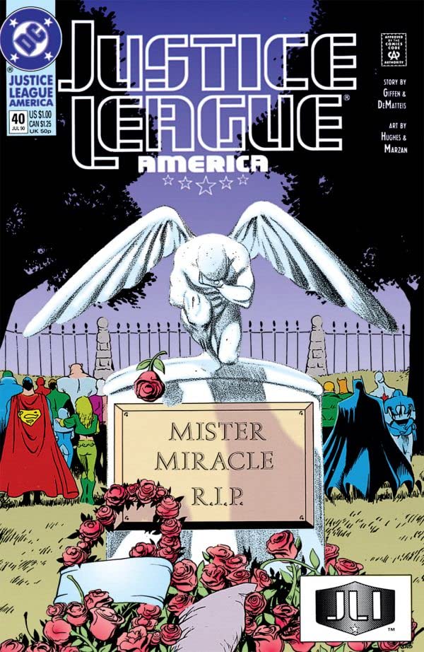 Justice League America #40 cover