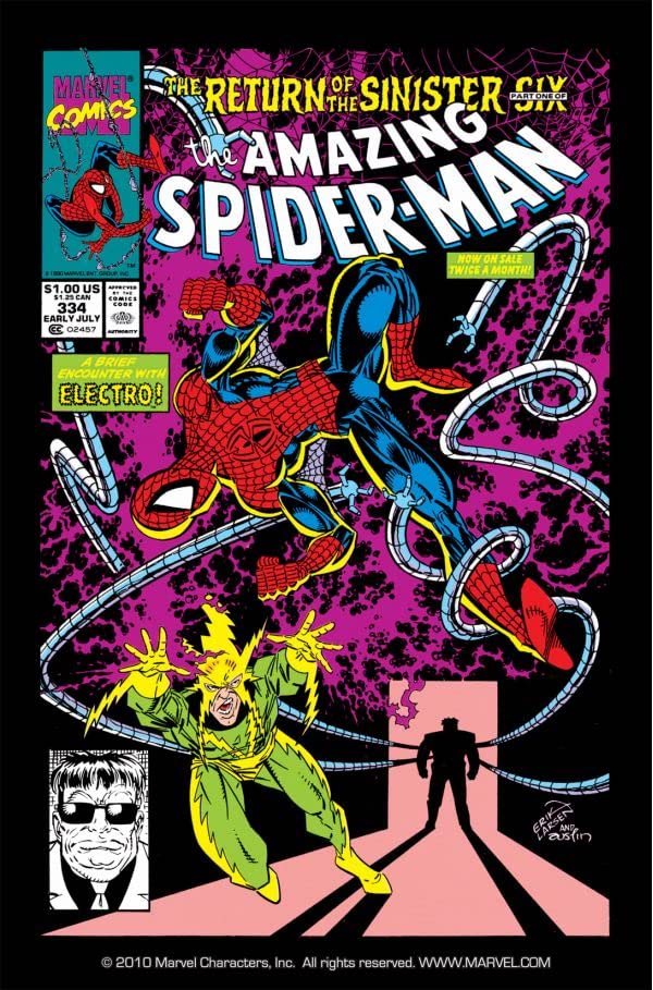 The Amazing Spider-Man #334 cover