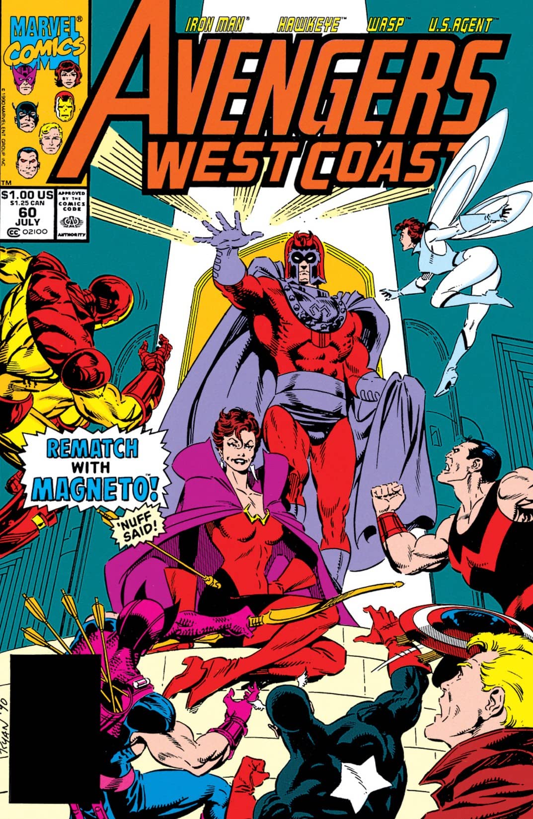 Avengers West Coast #60 cover