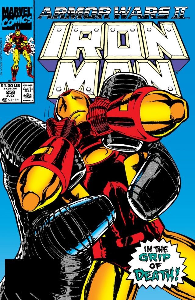 Iron Man #258 cover