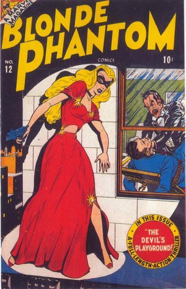 Blonde Phantom Comics #12 cover