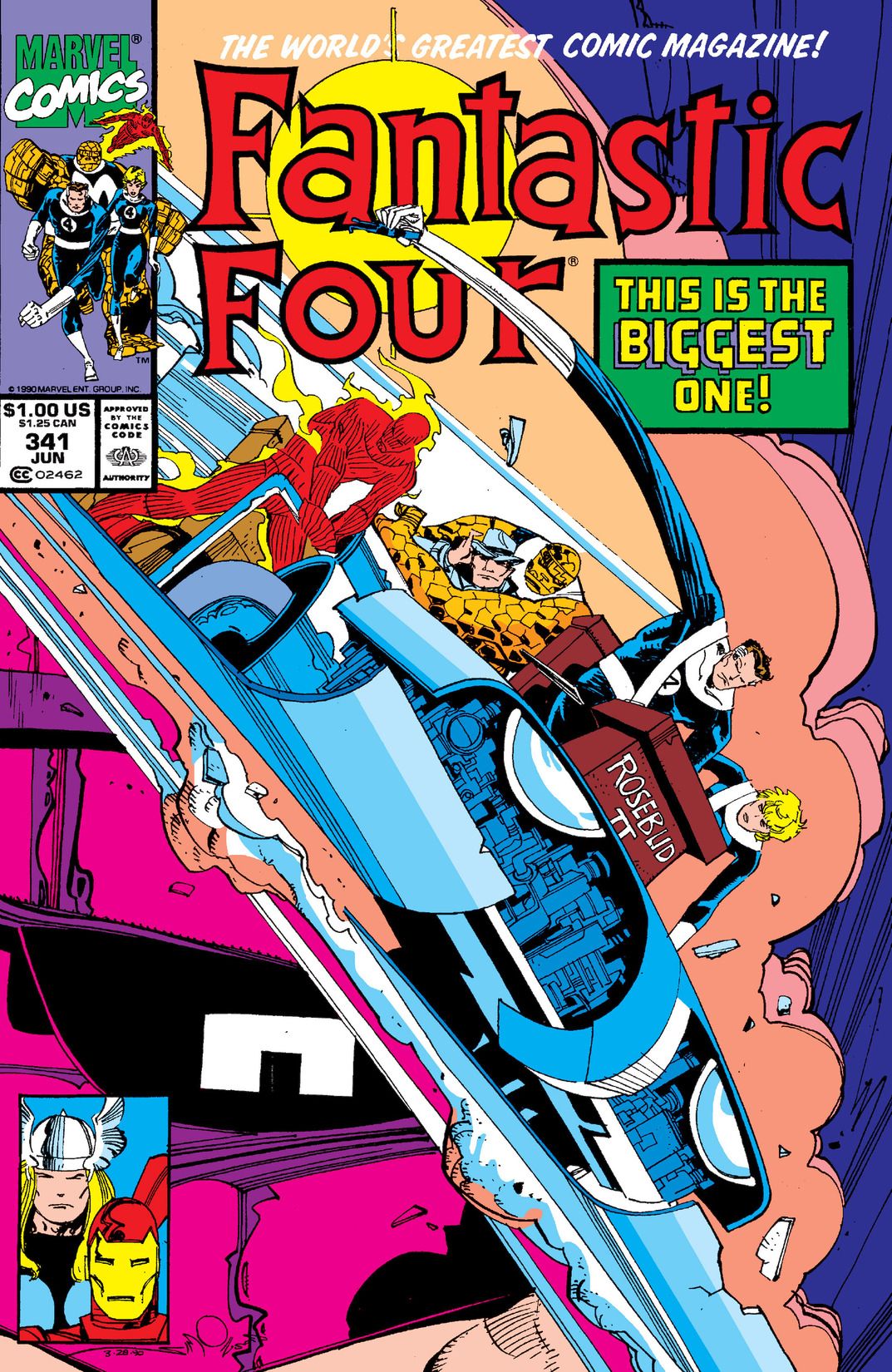 Fantastic Four #341 cover