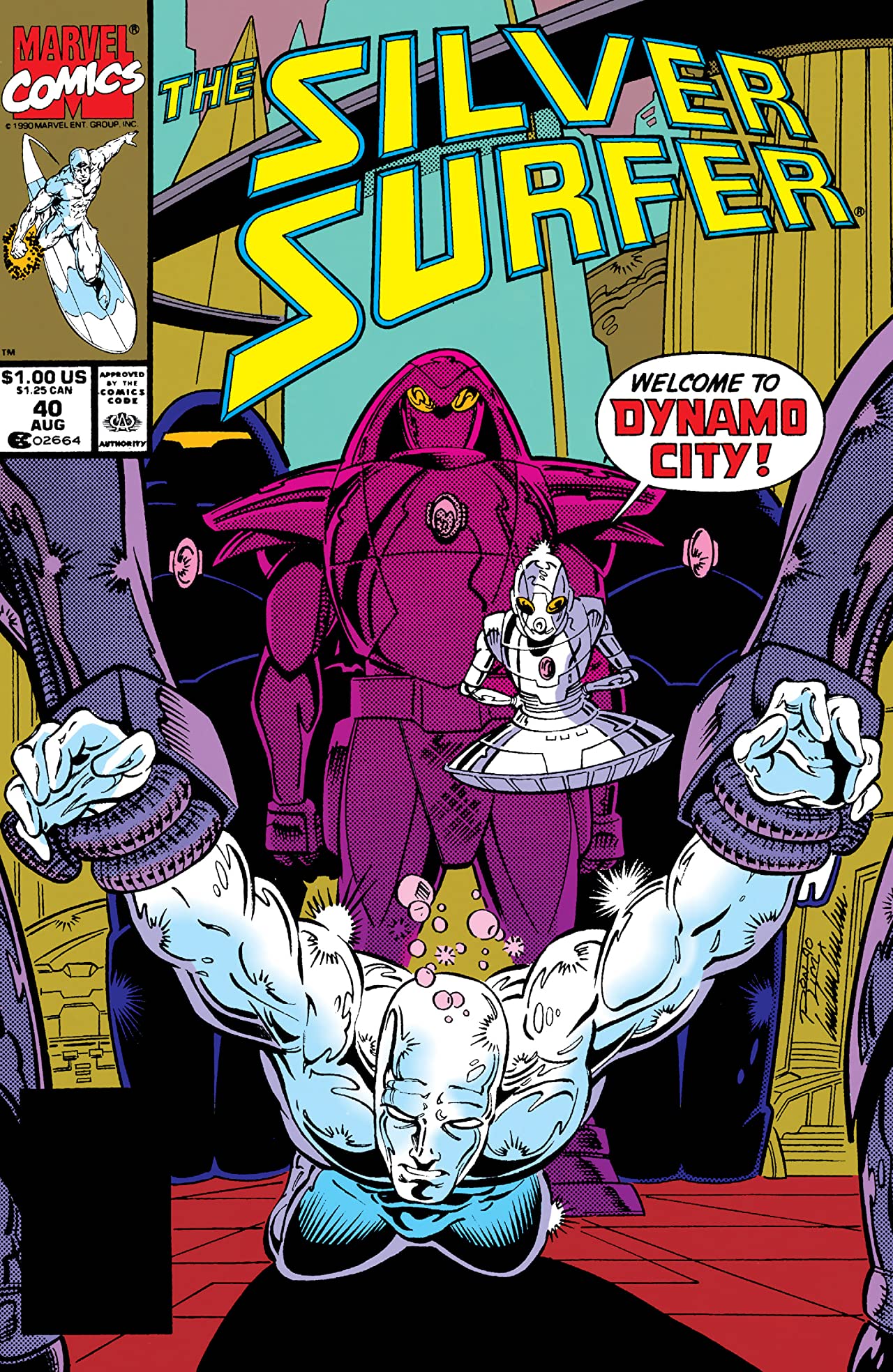 Silver Surfer #40 cover