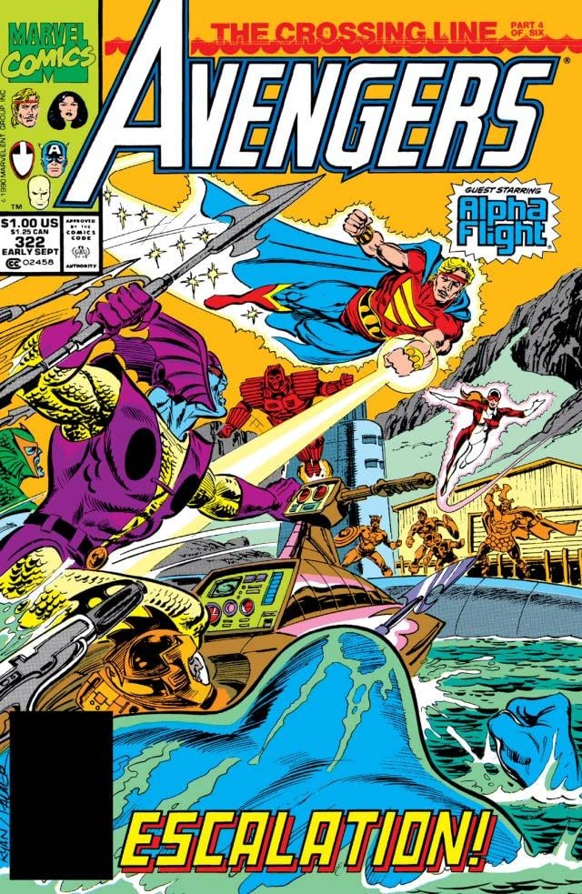 The Avengers #322 cover