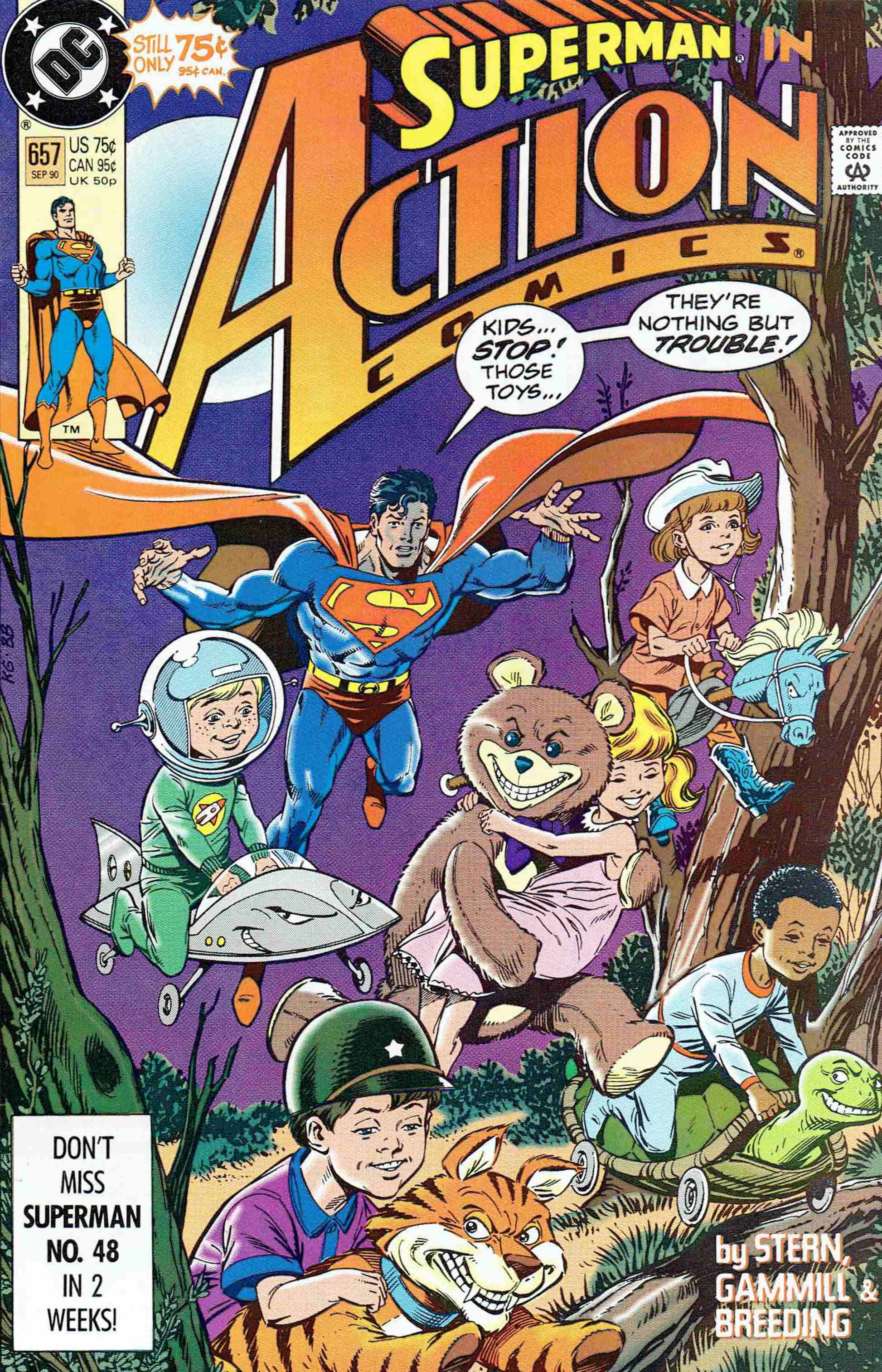 Action Comics #657 cover