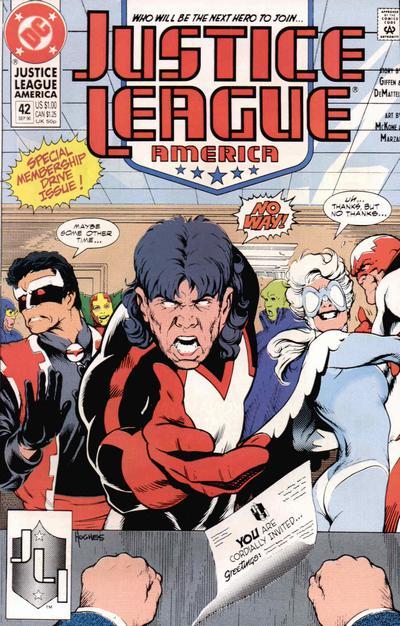 Justice League America #42 cover