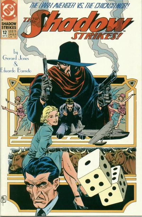 The Shadow Strikes #12 cover
