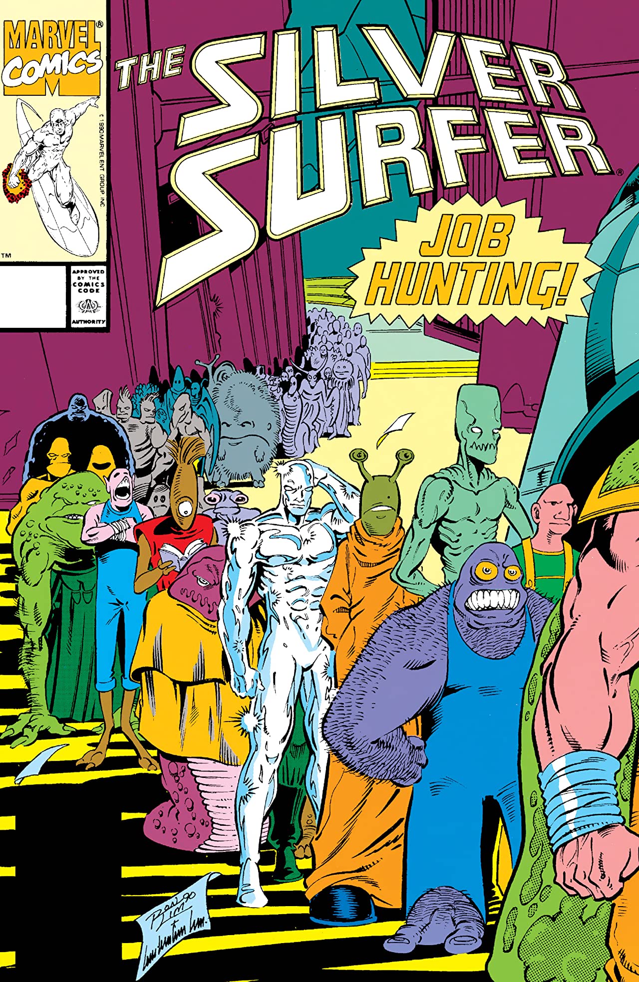 Silver Surfer #41 cover