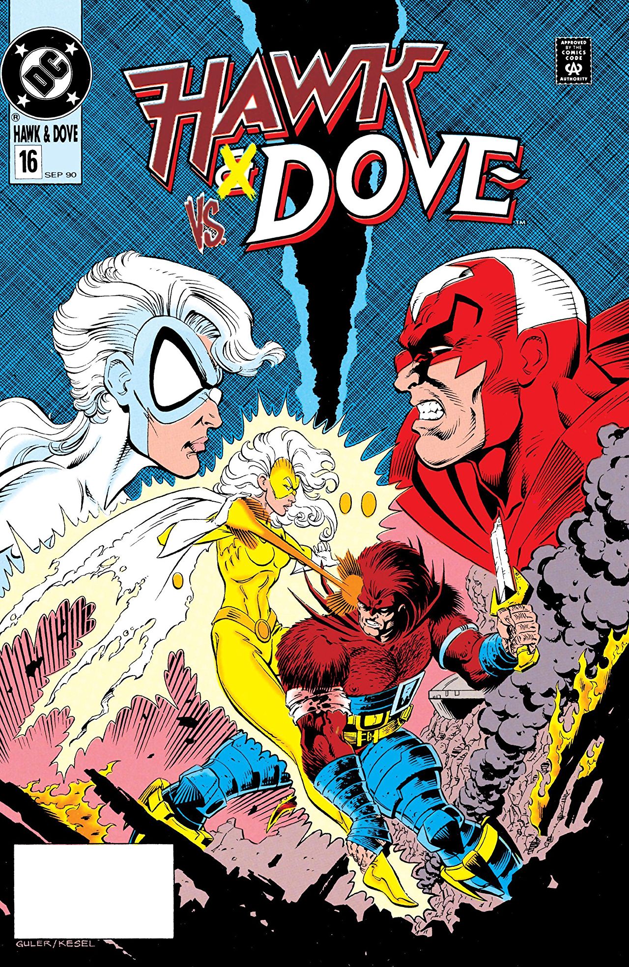 Hawk and Dove #16 cover