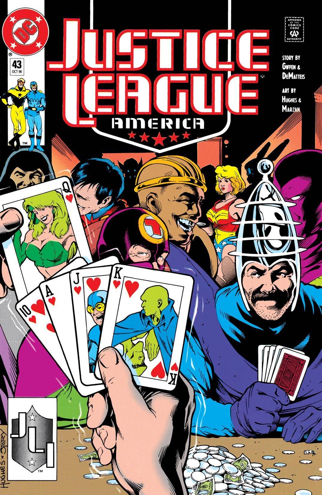 Justice League America #43 cover