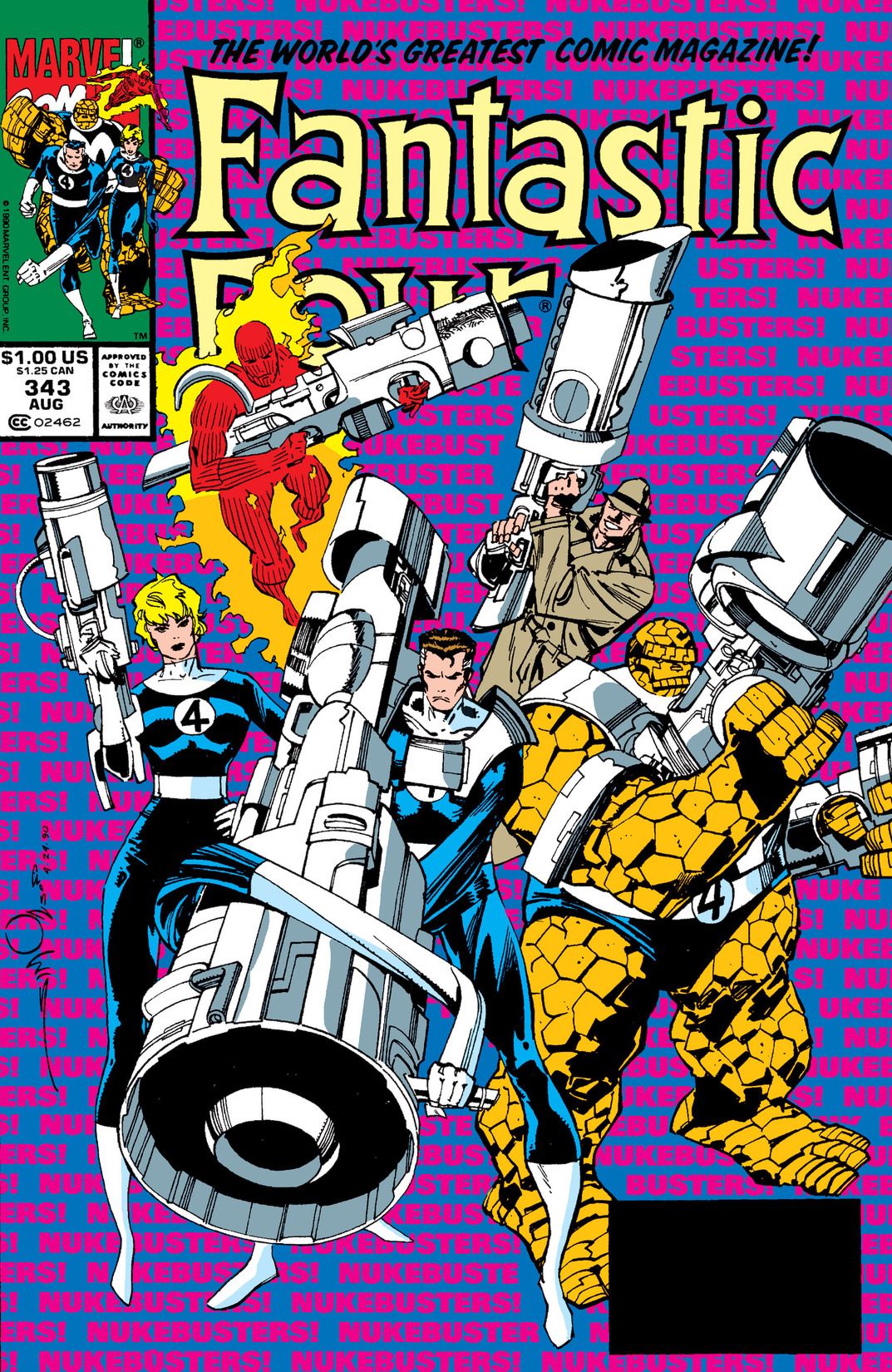Fantastic Four #343 cover