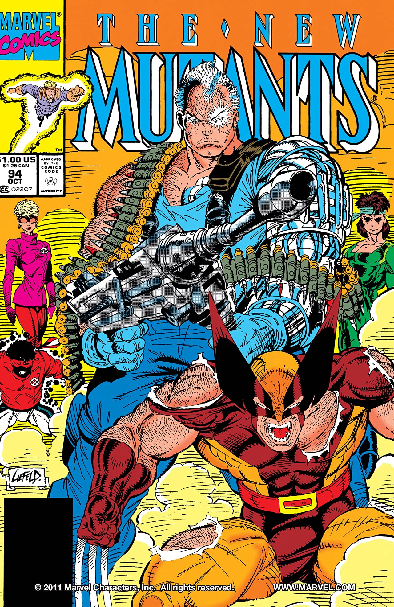 The New Mutants #94 cover