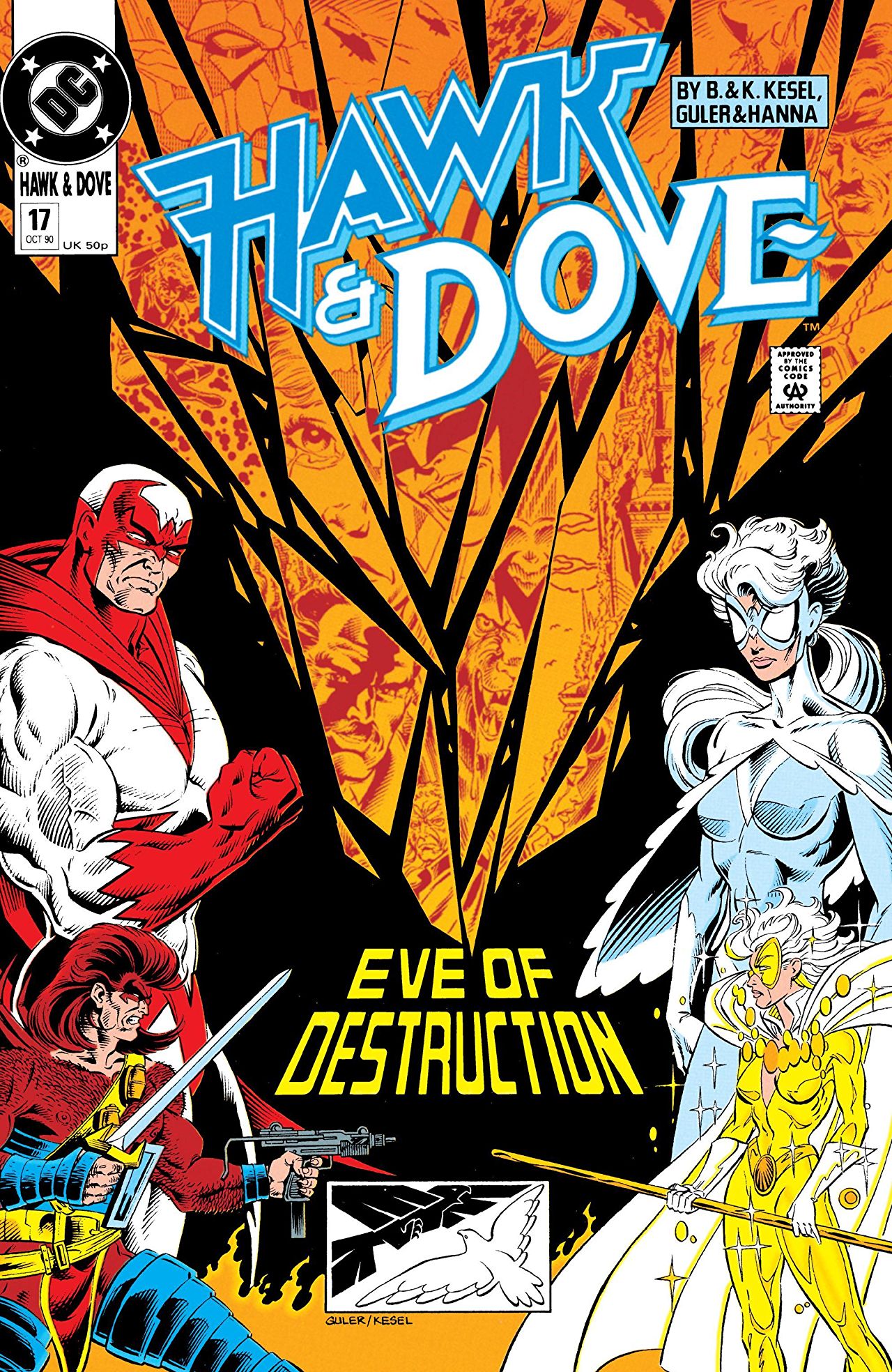 Hawk and Dove #17 cover
