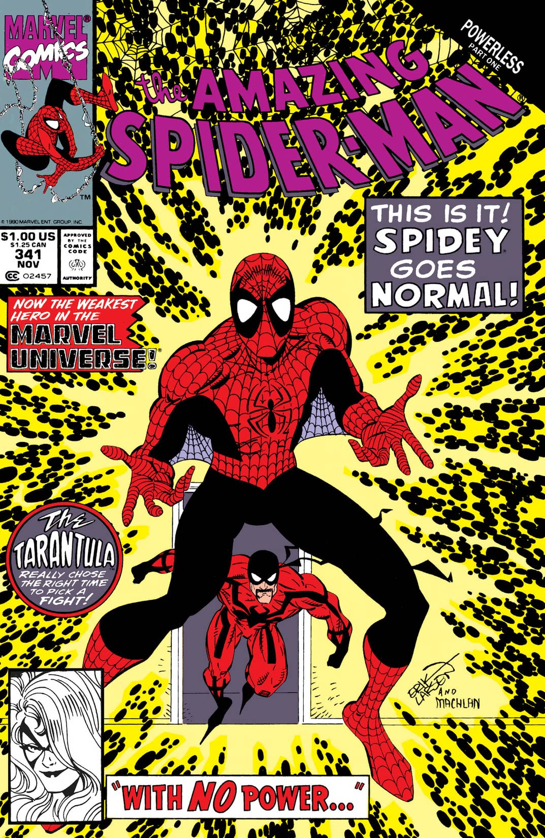 The Amazing Spider-Man #341 cover