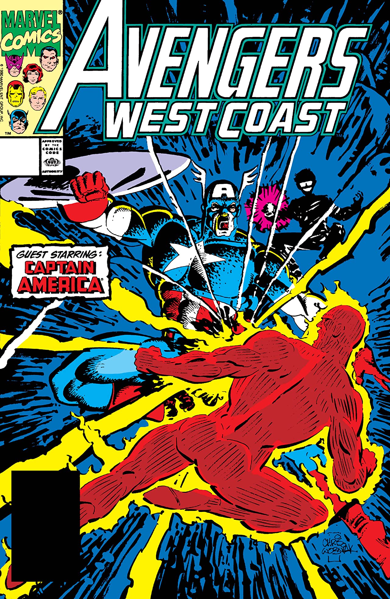Avengers West Coast #64 cover