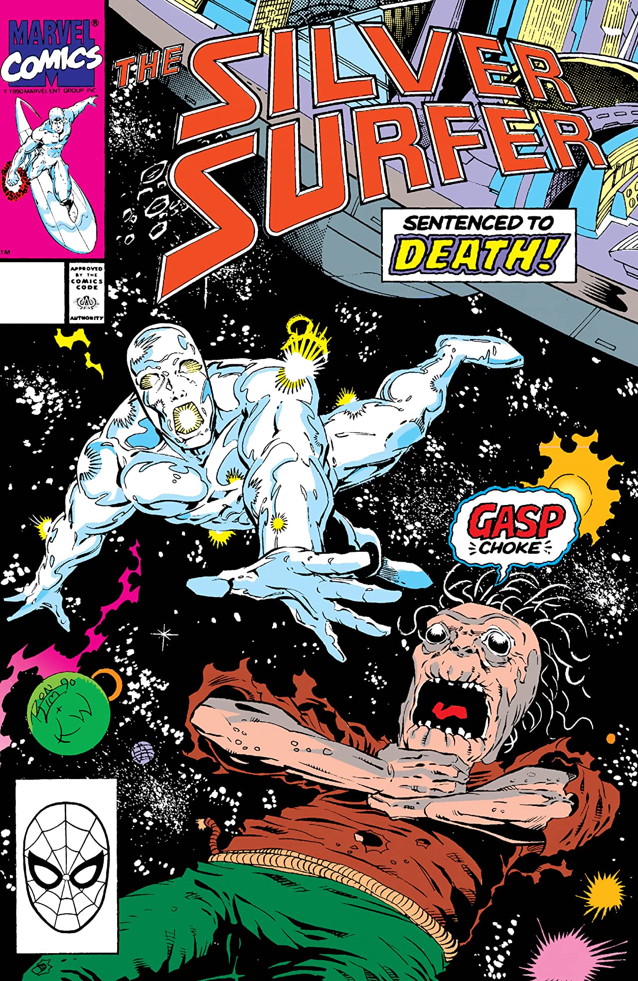 Silver Surfer #43 cover