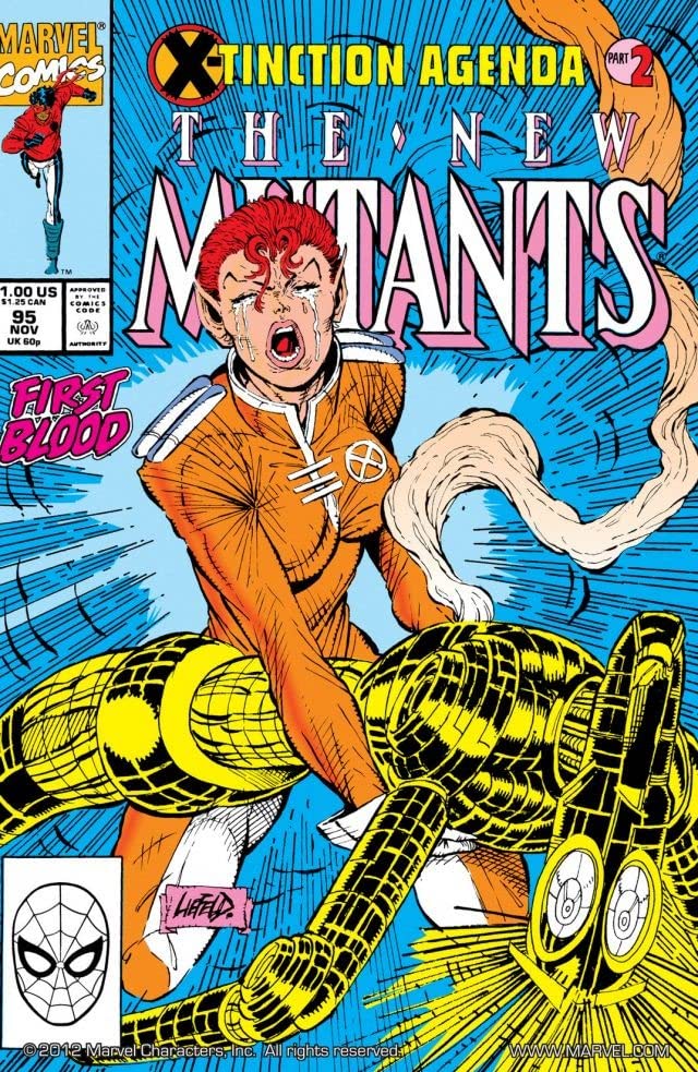 The New Mutants #95 cover
