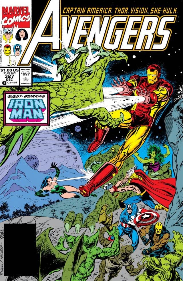 The Avengers #327 cover