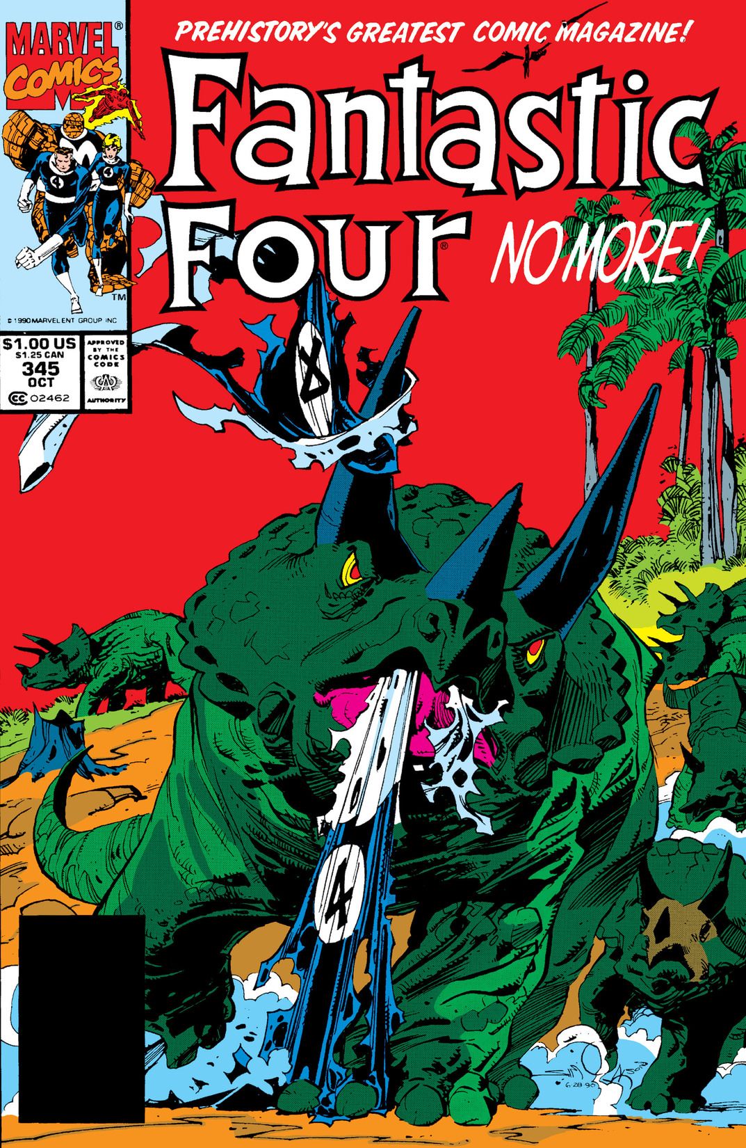 Fantastic Four #345 cover