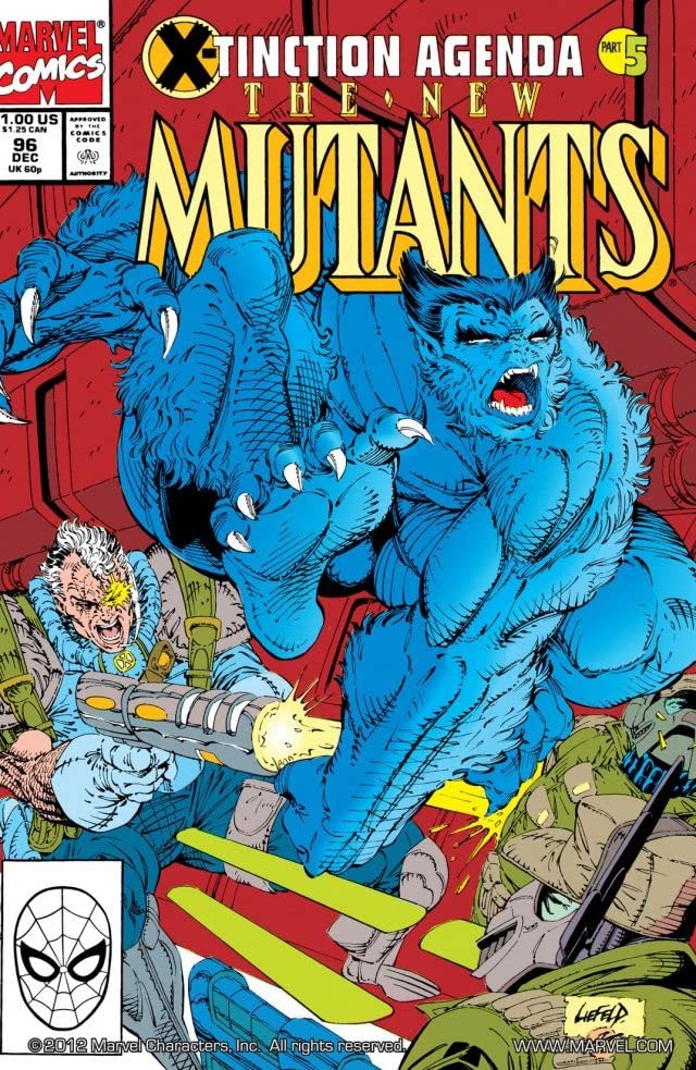 The New Mutants #96 cover