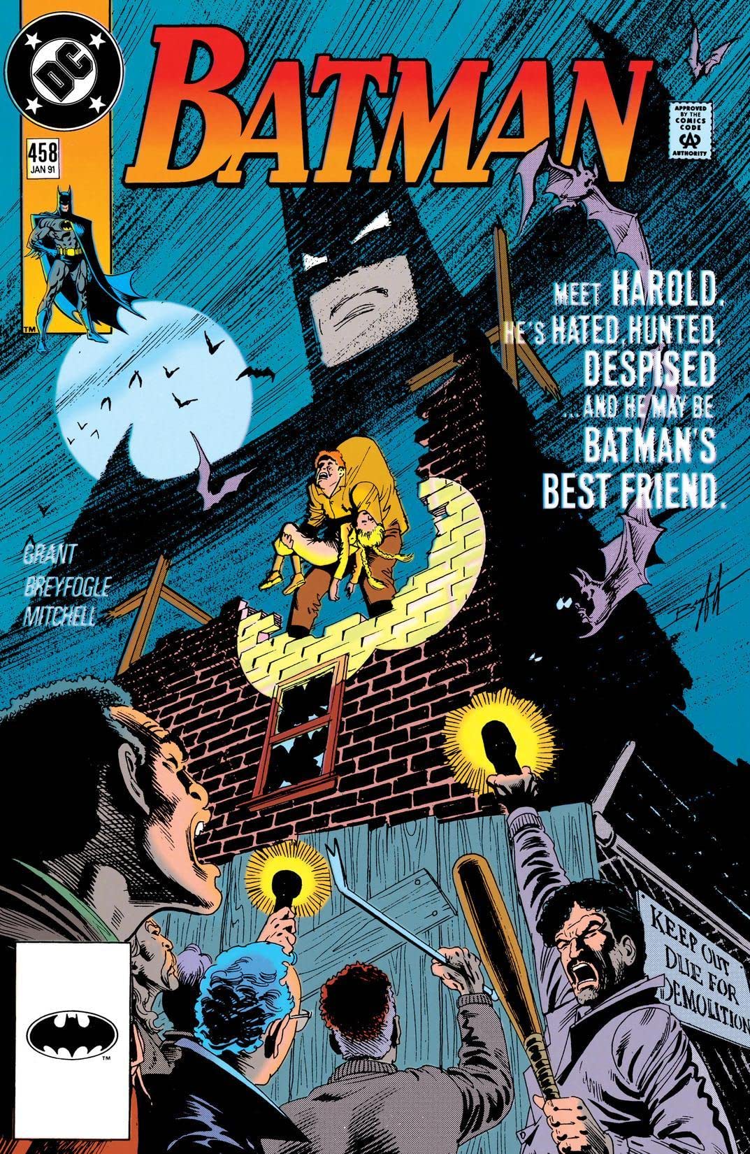 Batman #458 cover