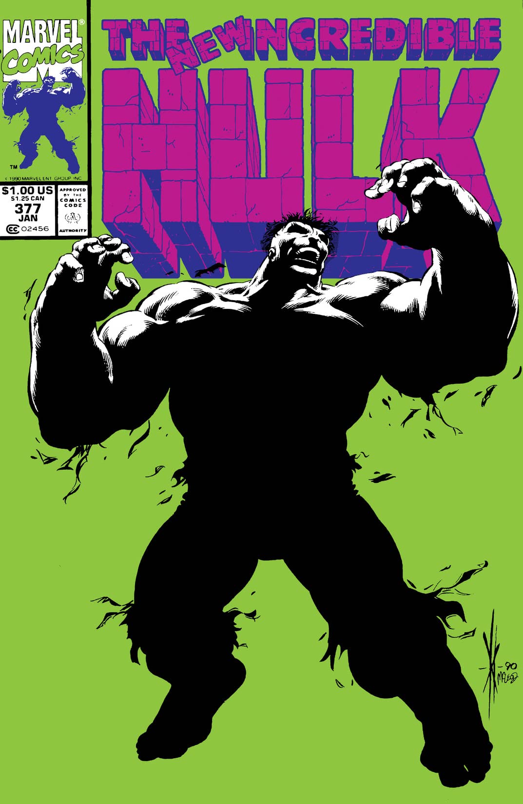 The Incredible Hulk #377 cover