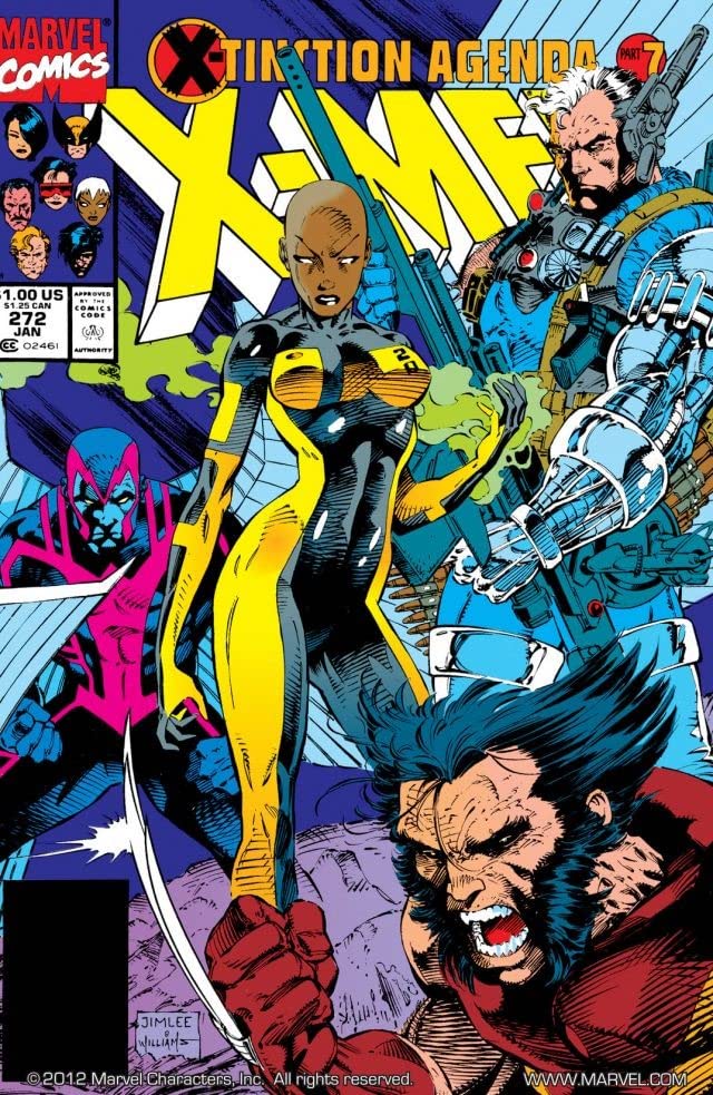The Uncanny X-Men #272 cover