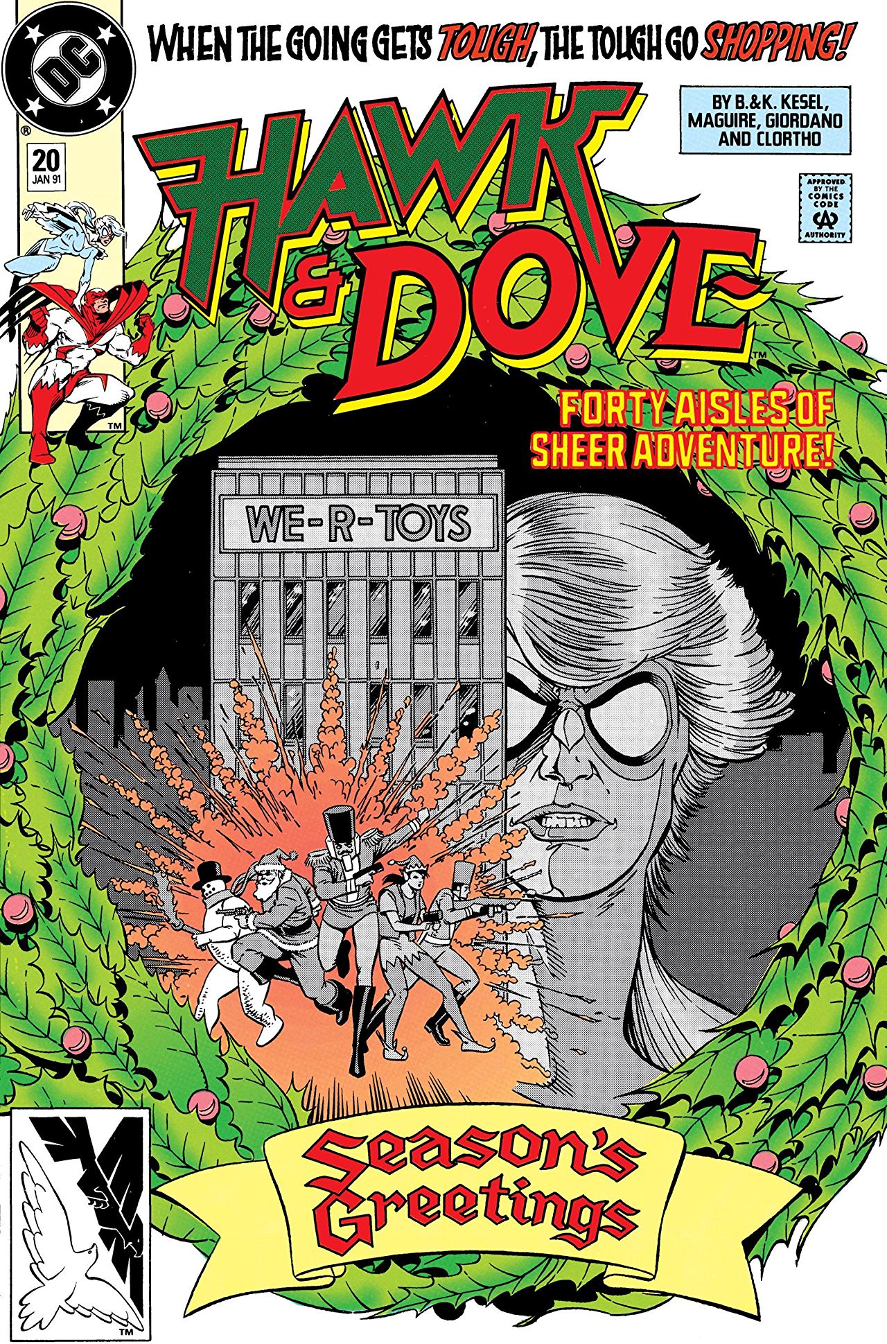 Hawk and Dove #20 cover