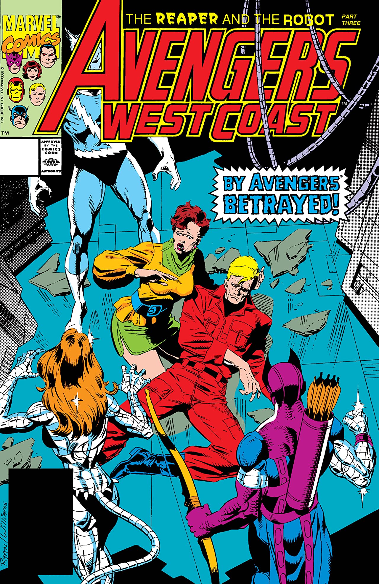 Avengers West Coast #67 cover