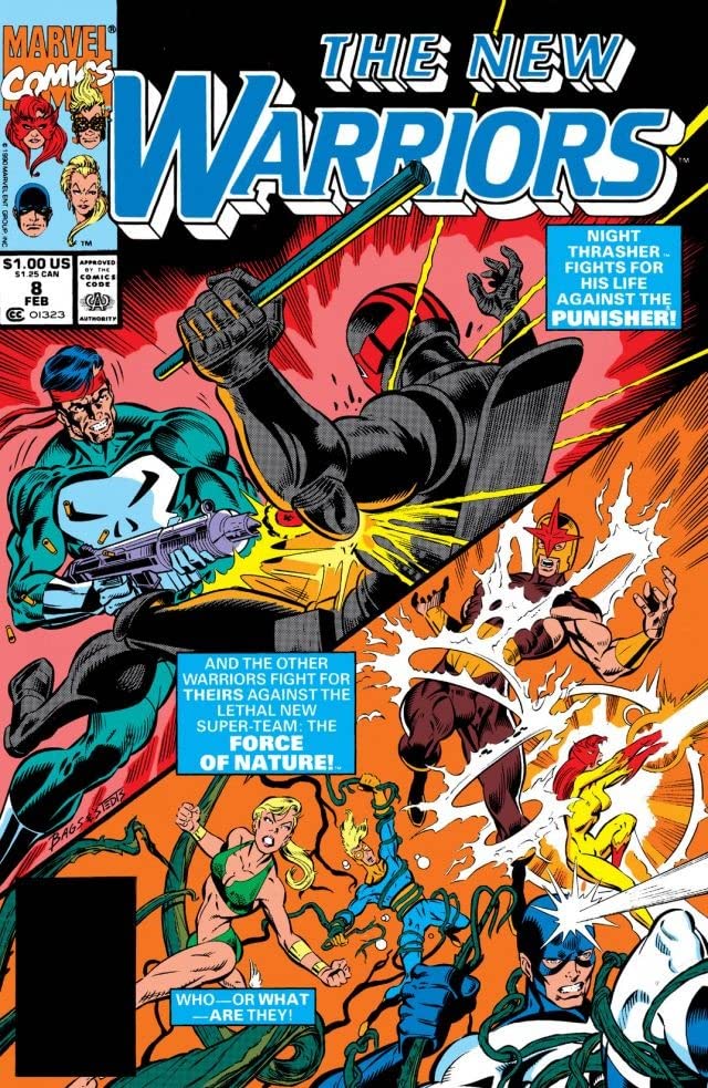 The New Warriors #8 cover