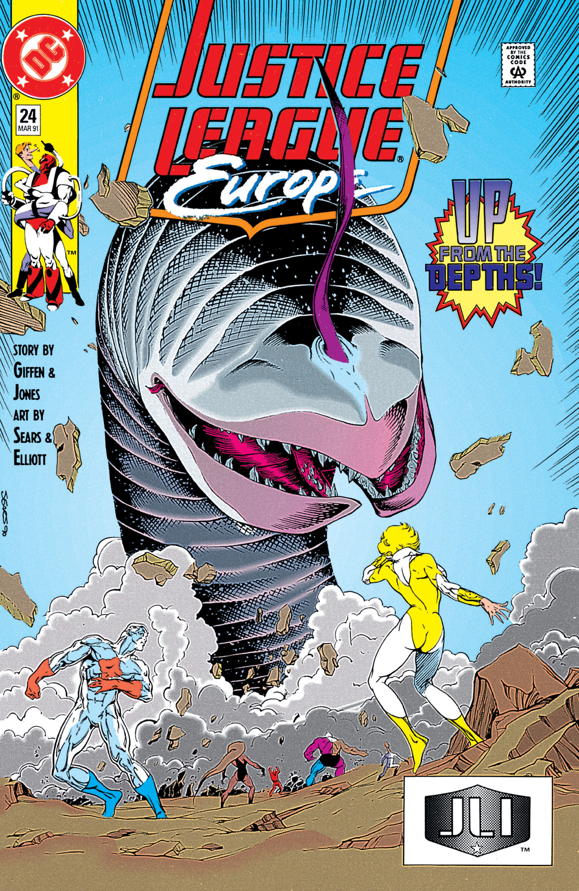 Justice League Europe #24 cover