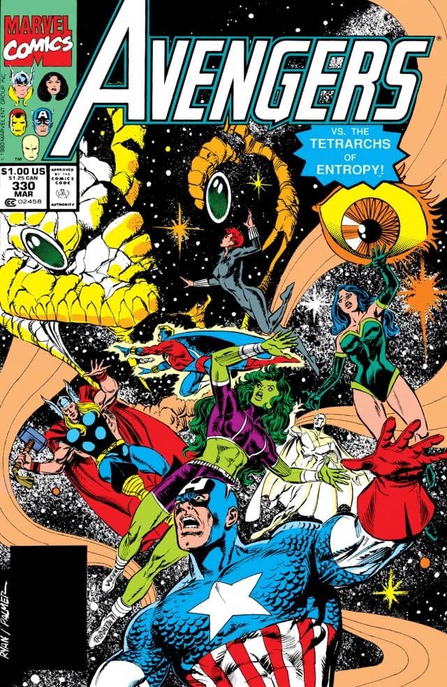 The Avengers #330 cover