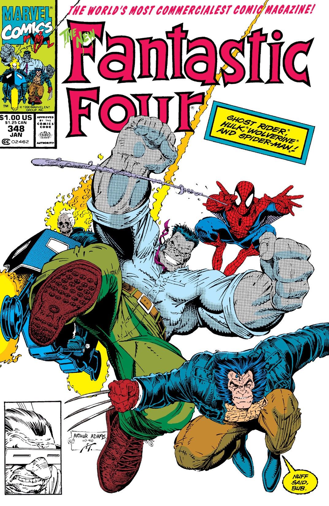 Fantastic Four #348 cover