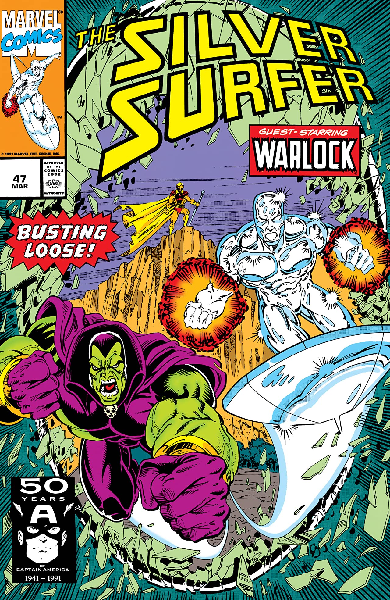 Silver Surfer #47 cover