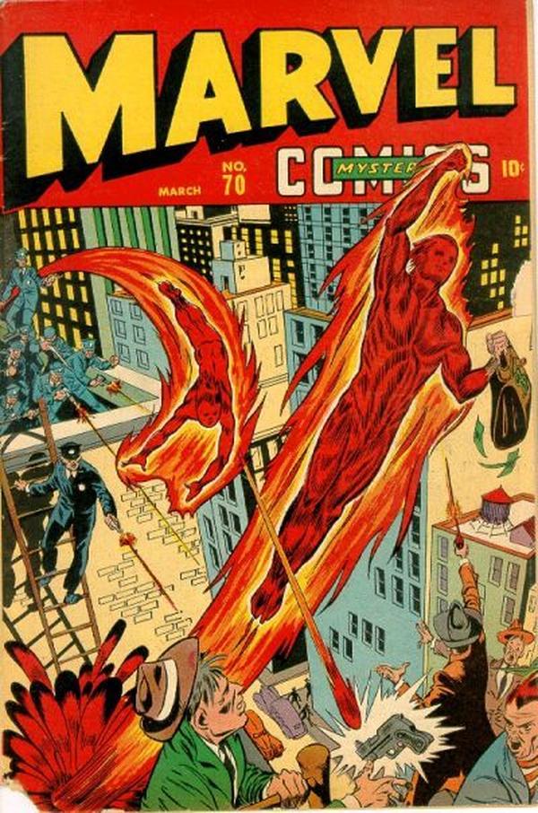 Marvel Mystery Comics #70 cover