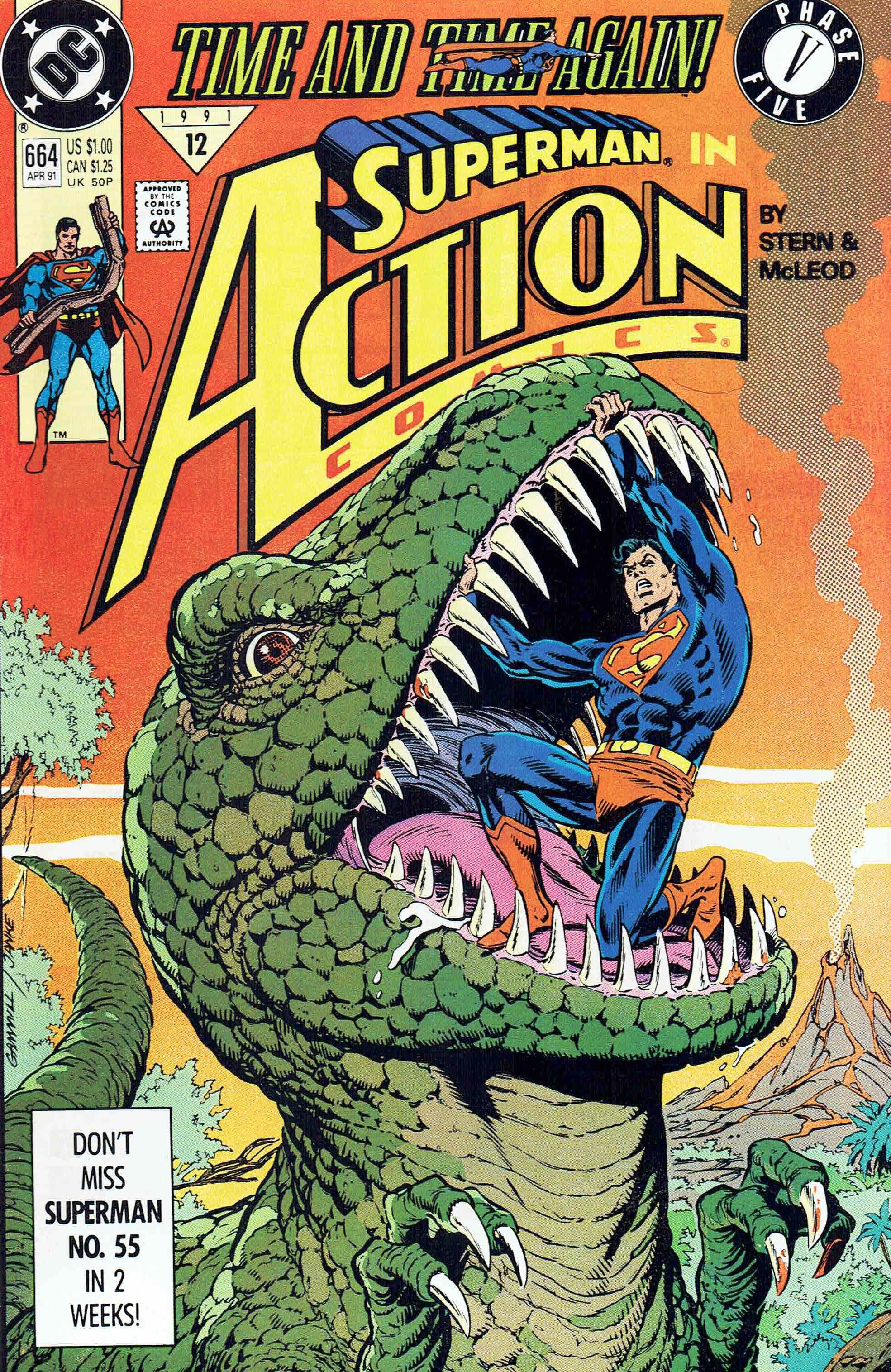 Action Comics #664 cover